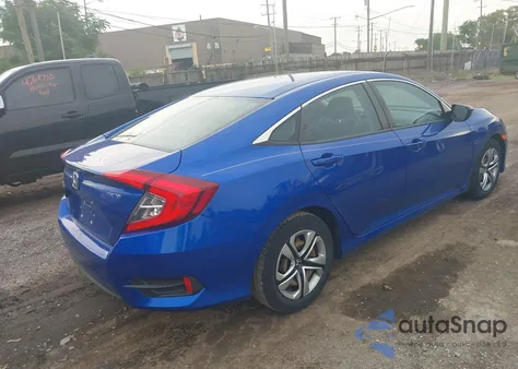 2017 Honda Civic Lx из США, поврежденный, VIN 19XFC2F56HE080567
